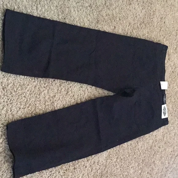 H&M wide, low waist black Jeans - Picture 2 of 2